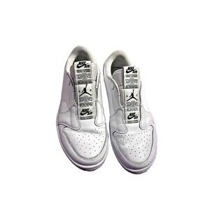 Nike Air Jordan 1 Retro Low Slip On White Black OFF AV3918-100 Women 6.5 / 6 1/2